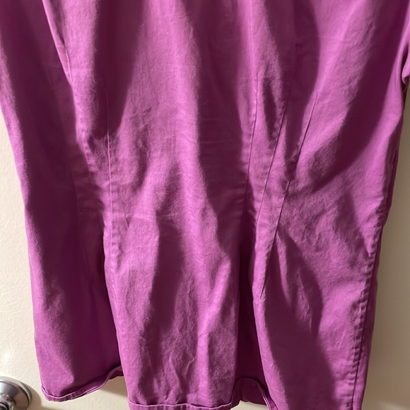 EUC BANANA REPUBLIC lilac fitted button down sz.6 252 - Picture 7 of 9